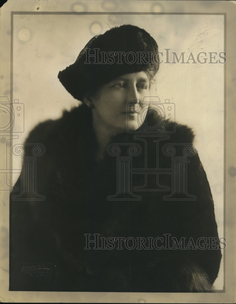 1921 Press Photo Mrs Florence Calhoun Mother of Actress Alice Calhoun