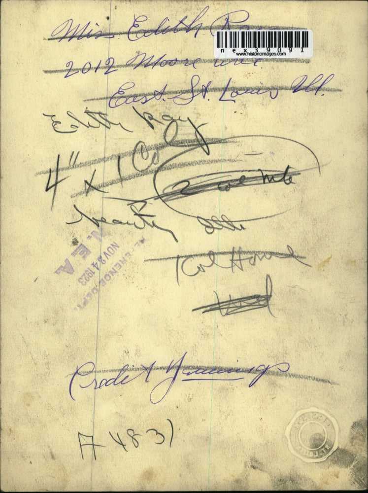 1923 Press Photo Mrs Edith Ray of East St Louis Ill