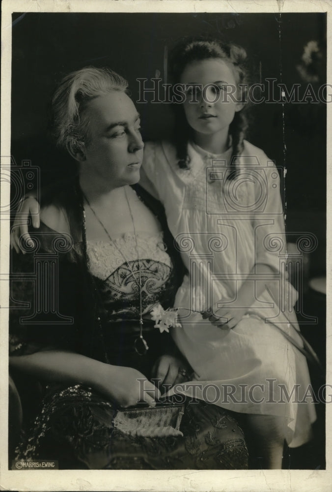 1920 Press Photo Mrs Mitchell Palmer and daughter Mary Dixon