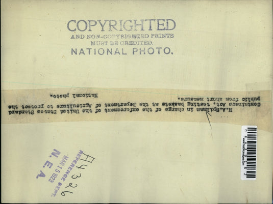 1923 Press Photo NA Spilman US Standard Containers Act a Dept of Agri