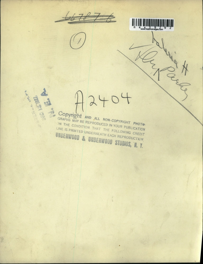 1927 Press Photo Dr Valeria H Parley - nex39292