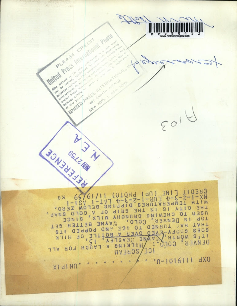 1959 Press Photo Wayne Beasley - nex39412