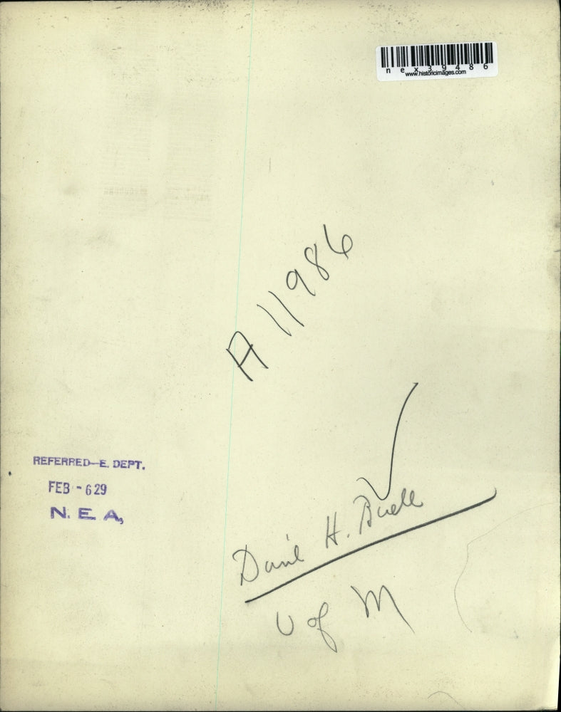 1929 Press Photo Danie H Buelle - nex39486