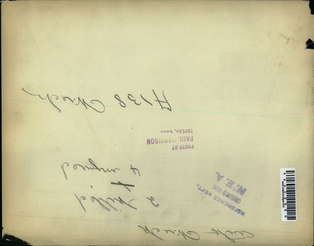 1926 Press Photo Auto Wreck kills 2 and injures 4