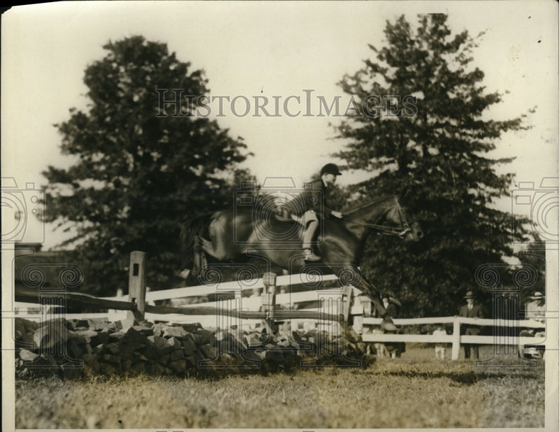 Load image into Gallery viewer, 1928 Press Photo Peter Smith with "Billie" owned by Priscilla Bliss
