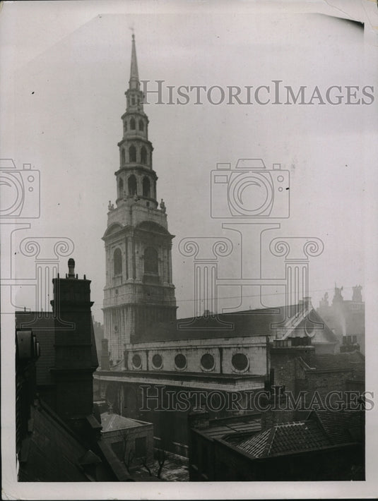 1923 Press Photo Sir Christopher Wren Bi Cenennary celebrated in London- Historic Images