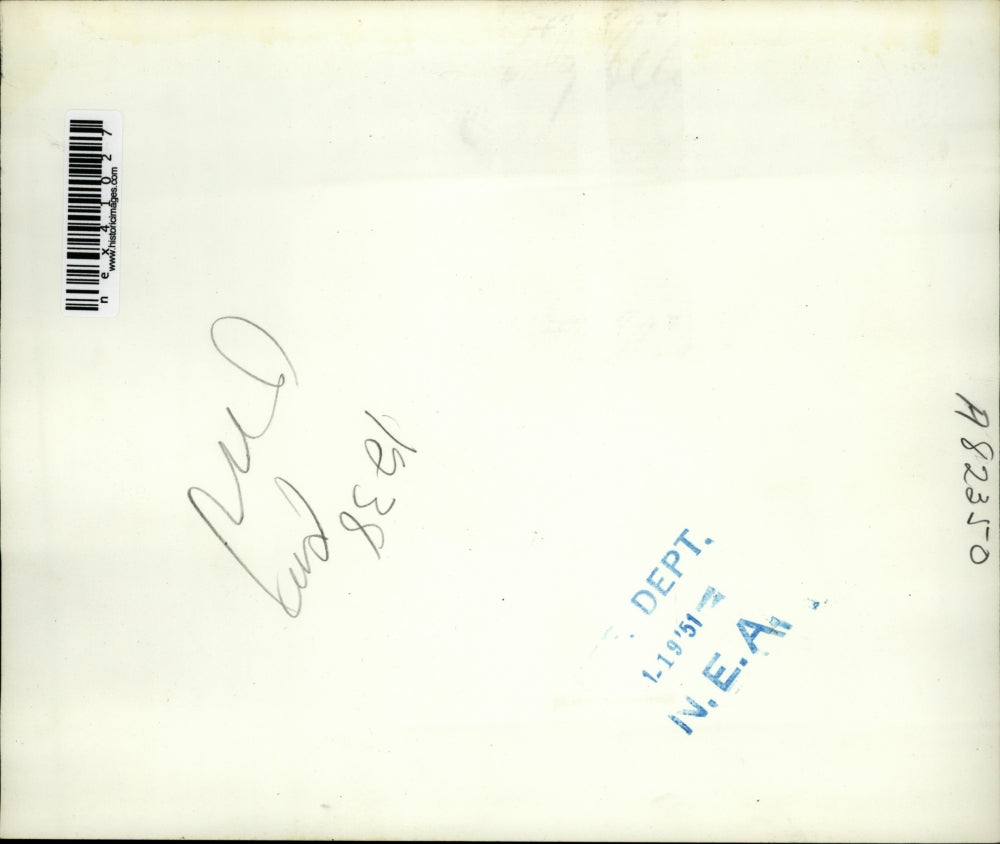 1951 Press Photo Moving Van which Thomas Fassnacht will take Trip to Baltimore