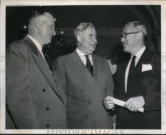 1950 Press Photo Senator Ernest W. McFarland, chairman of a Senate Commerce