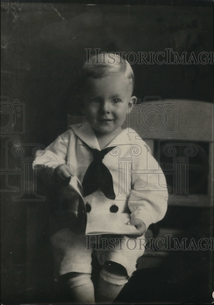 1922 Press Photo Donald Kirk, Muskogee Oklahoma Child Prodigy