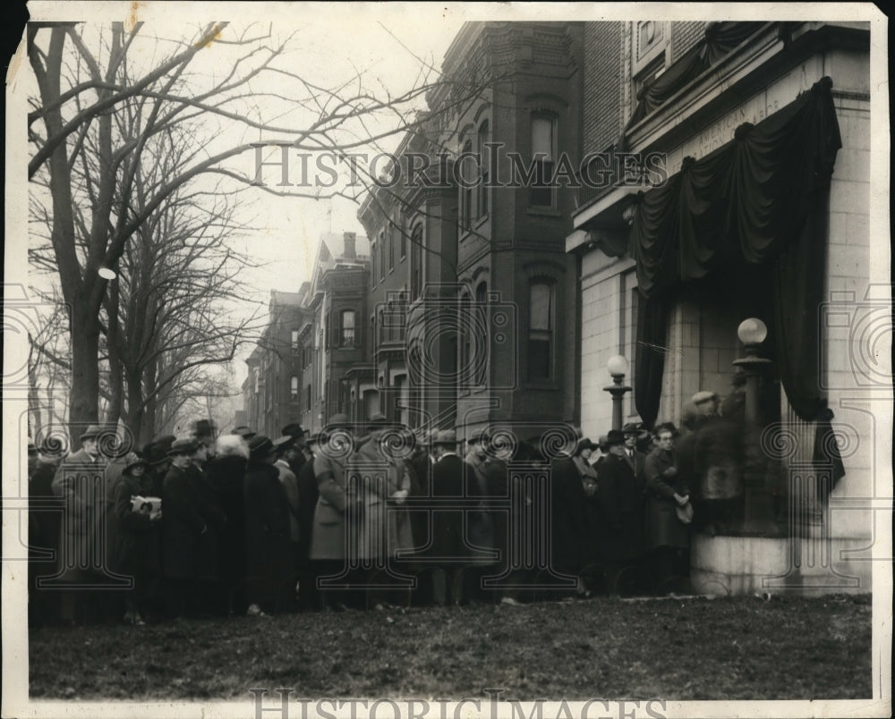 1924 Press Photo Outside Ellis Hall - nex42809