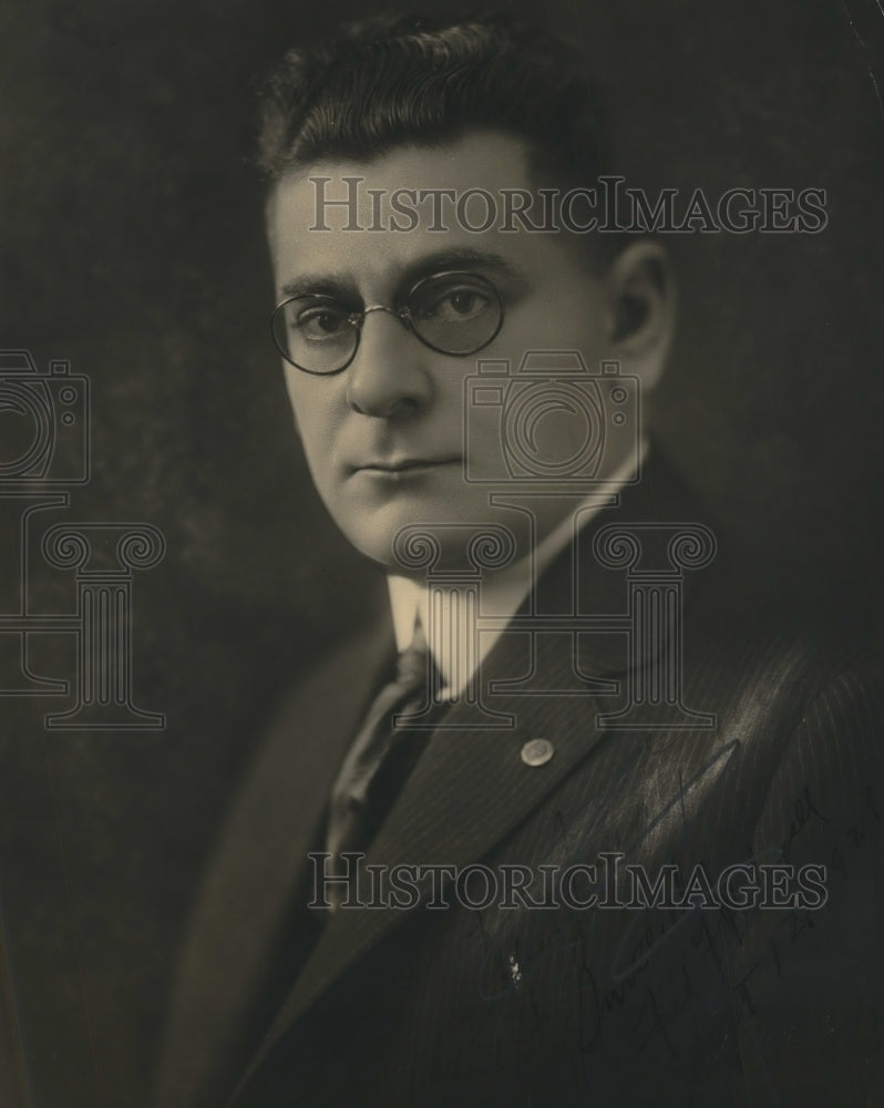 1922 Press Photo Fred Bebergall , American Legion, San Francisco chapter.