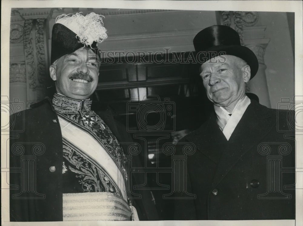 1938 Press Photo newly appointed French Ambassador, Count Rene De Saint-Quentin