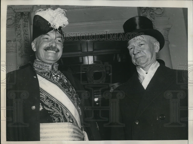 Load image into Gallery viewer, 1938 Press Photo newly appointed French Ambassador, Count Rene De Saint-Quentin
