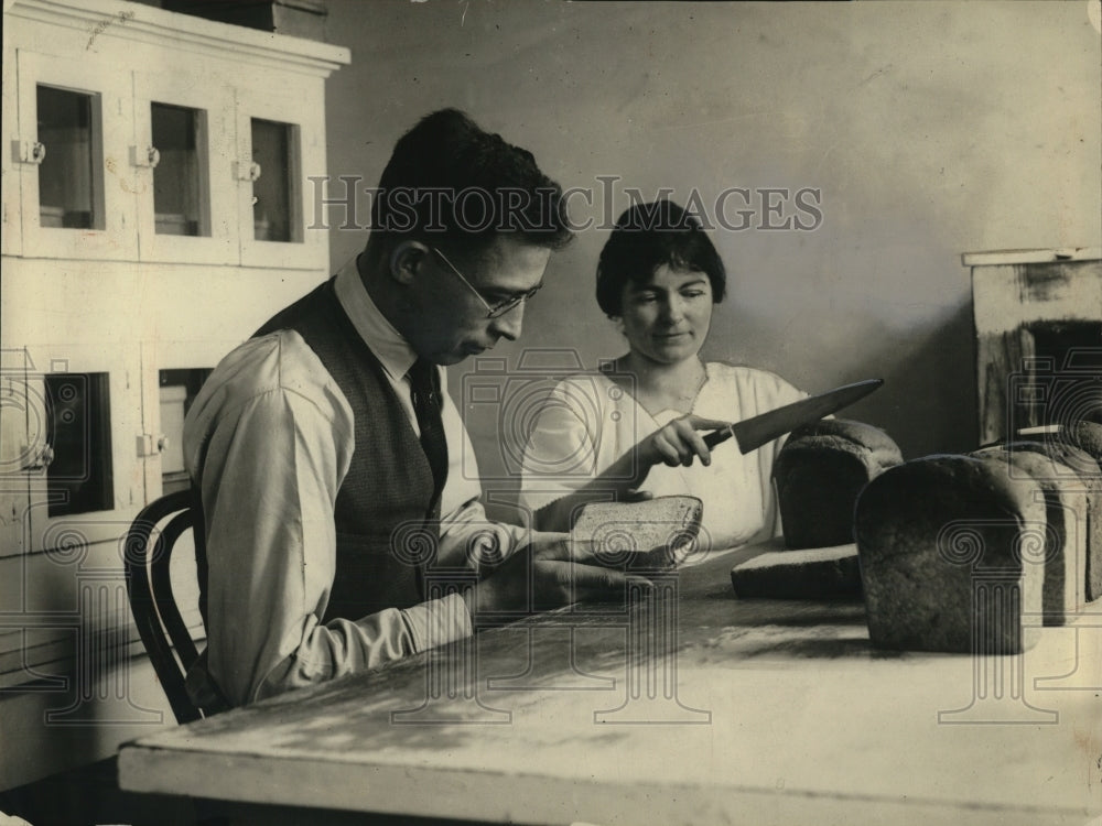 1923 Press Photo J.H. Shollenberger, L.M. Alexander, U.S. Agriculture Department