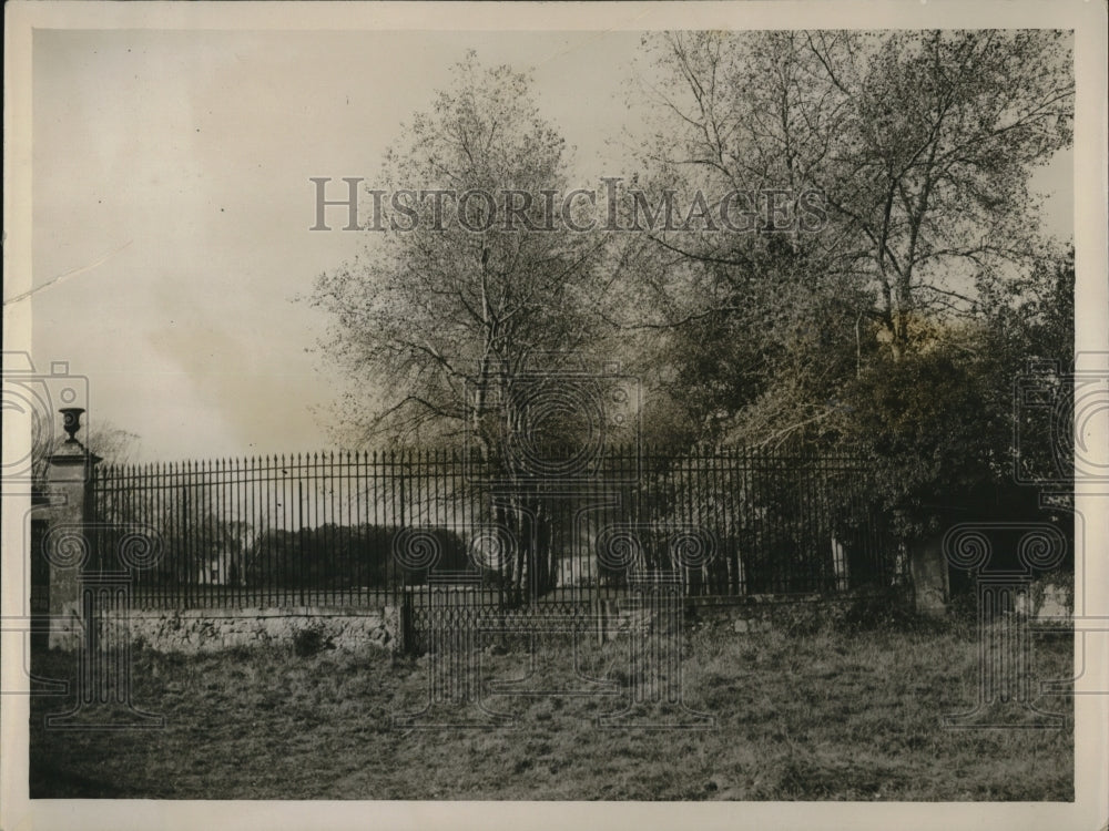 1926 Press Photo Chateau of Courcelles castle of Louis XIII in France