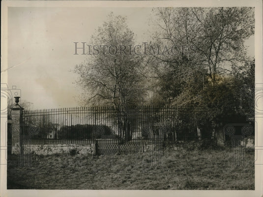 1926 Press Photo Chateau of Courcelles castle of Louis XIII in France