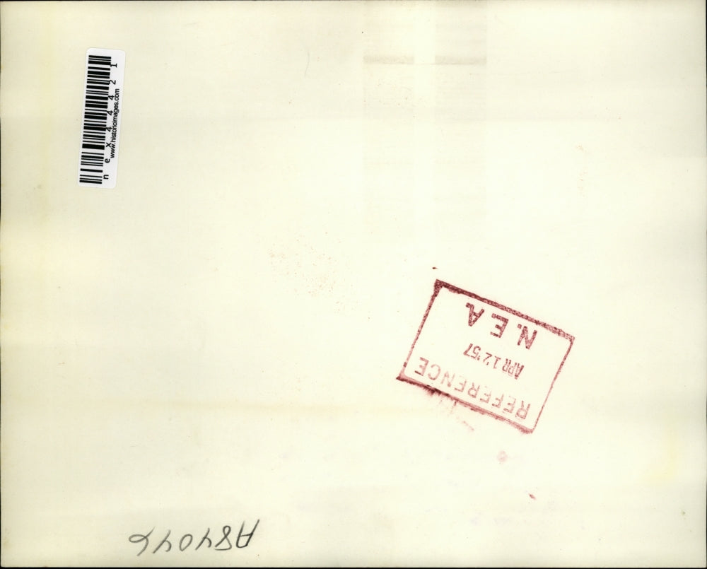 1957 Press Photo Wash Dc Julius Frandsen editor UP & JR Wiggins of Wash Post