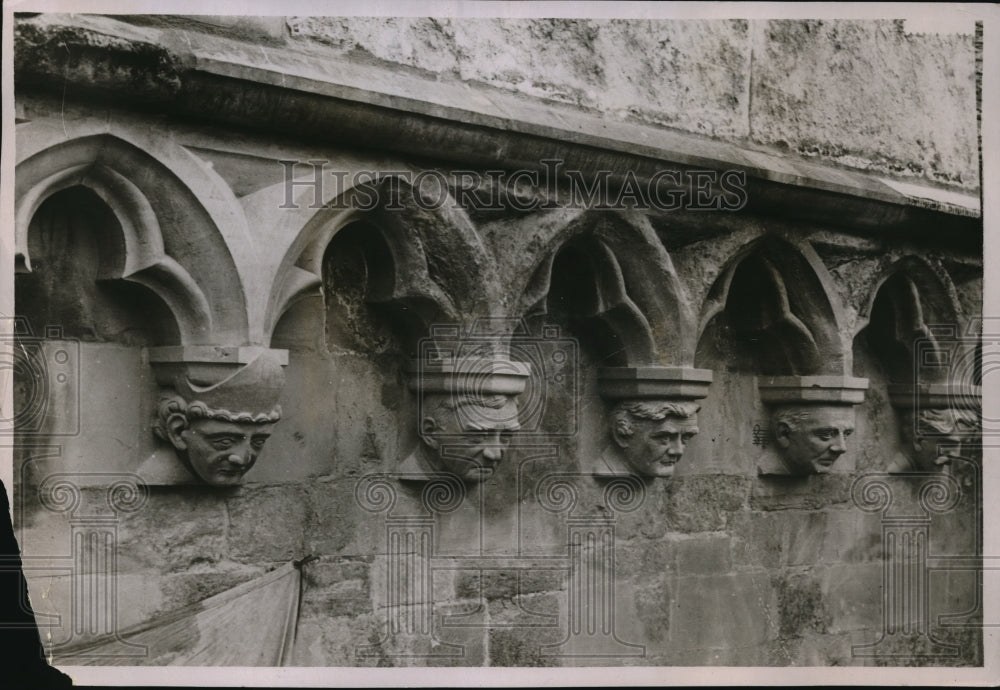1932 Press Photo South Transept window of Chichester Cathedral