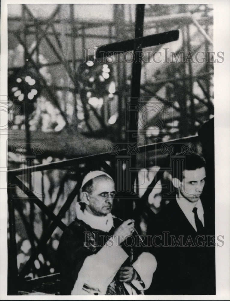 Load image into Gallery viewer, 1955 Press Photo Pope Paul VI - nex44721

