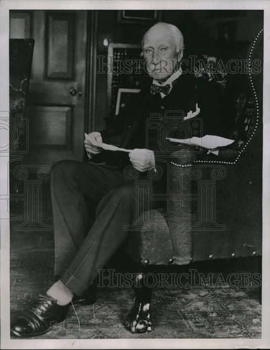 1934 Press Photo Sir Bindon Bloud - nex44763