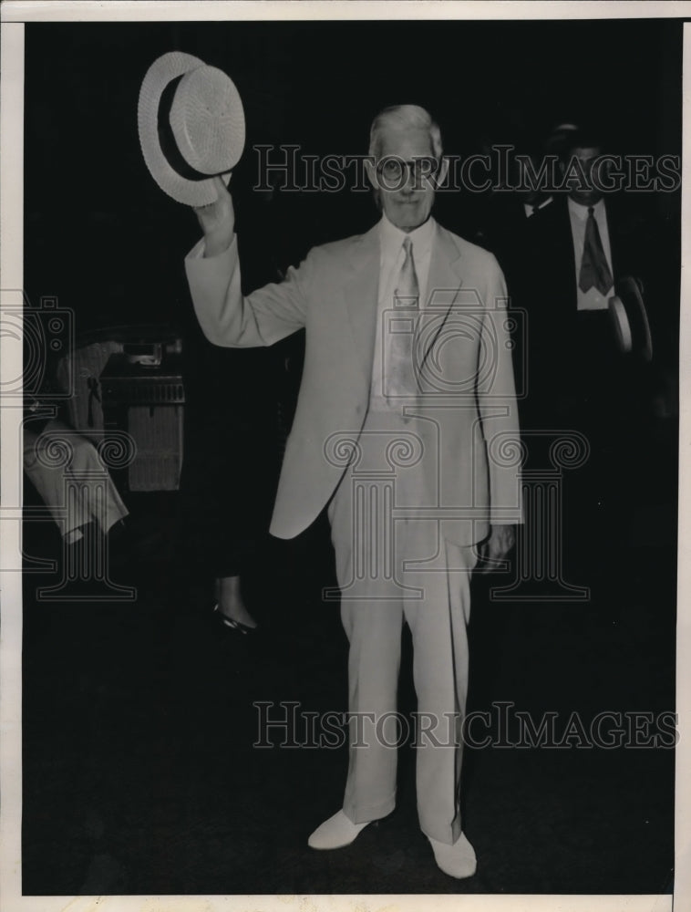 1936 Press Photo Dr. Francis Townsend at Hotel Cleveland