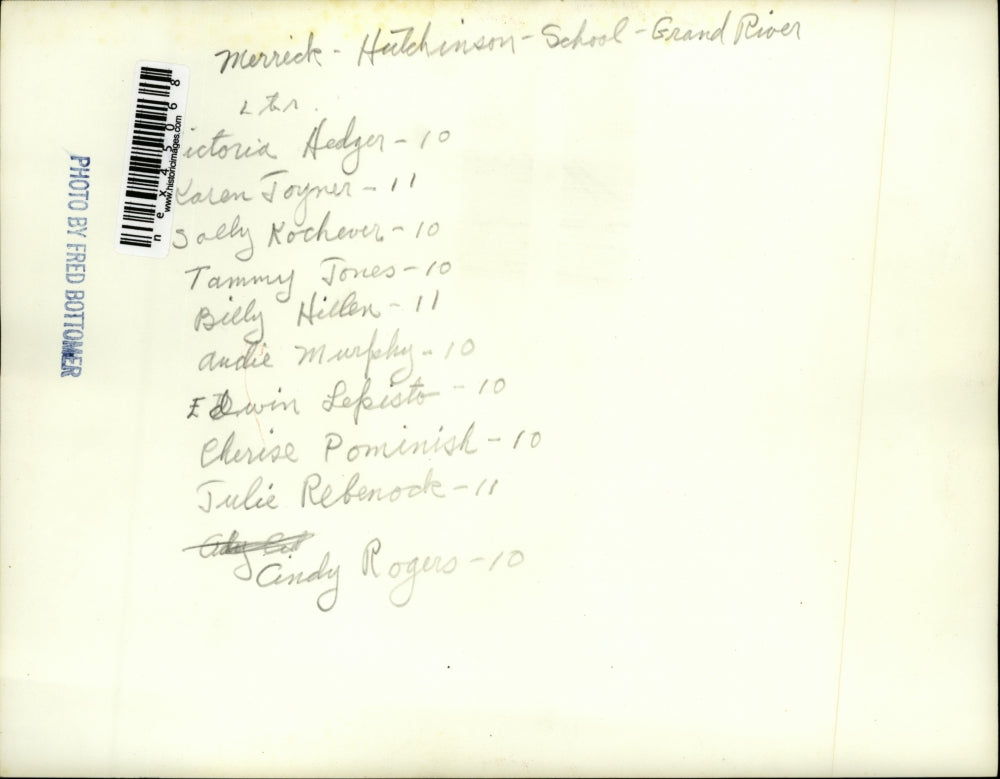 Press Photo Merrick Hutchinson school Hedger, Joyner,Kochever