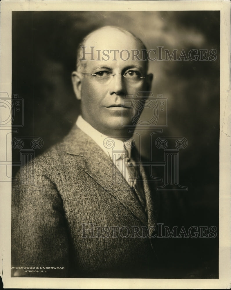 1925 Press Photo Walter Cary, first vice president of Westinghouse Lamp Company