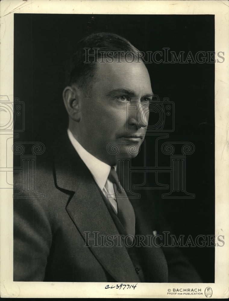 1937 Press Photo Benjamin Franklin Fairless, President of the Carnegie Illinois