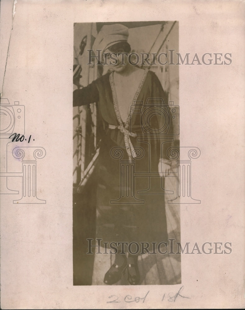 1926 Press Photo Didi Saltei, missing woman in Dekay Case