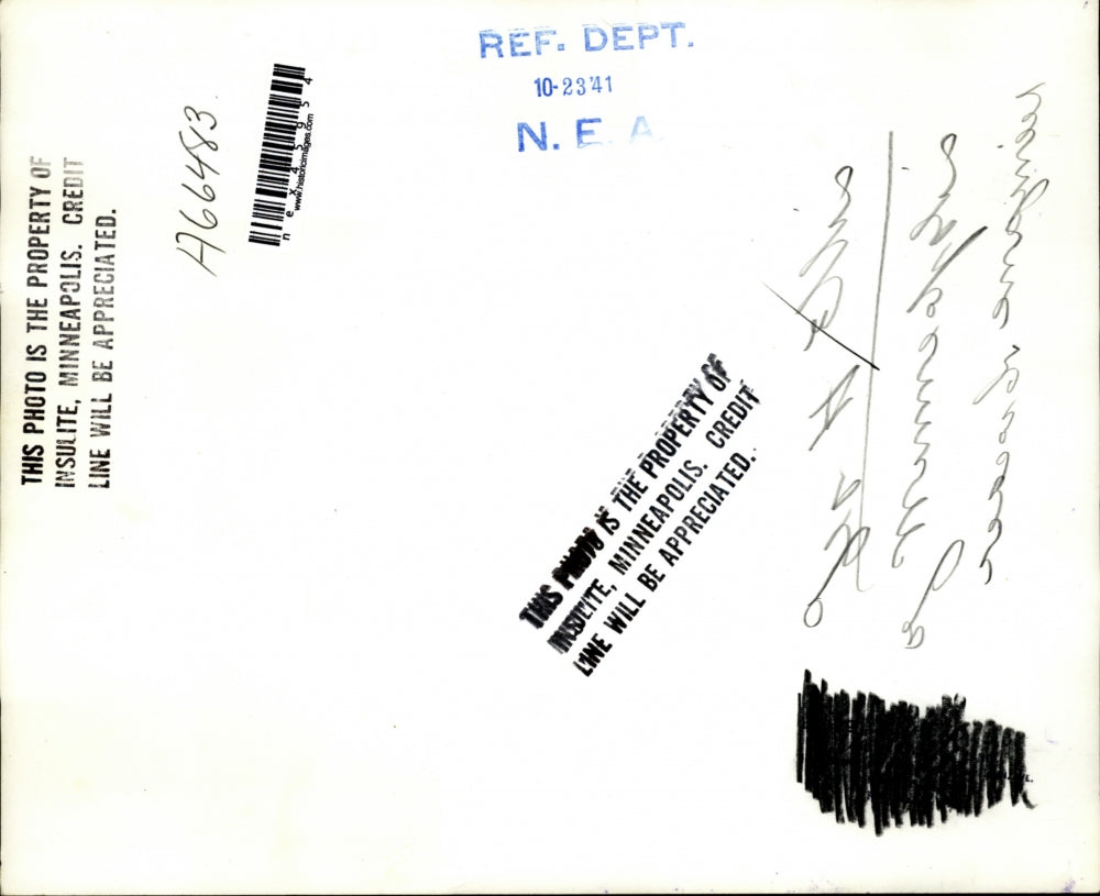 1941 Press Photo A man looking at a microscope