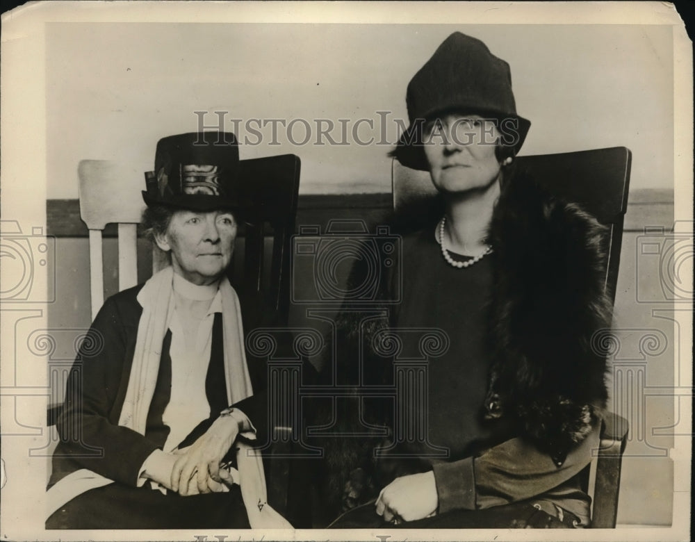 1926 Press Photo In court Mrs. Frank E Scott and Countess of Suffolk and Berks