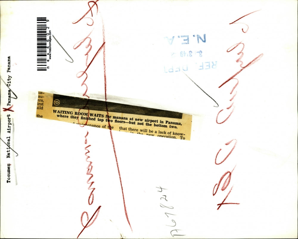 1949 Press Photo Tocumen Natl airport at Panama City Panama