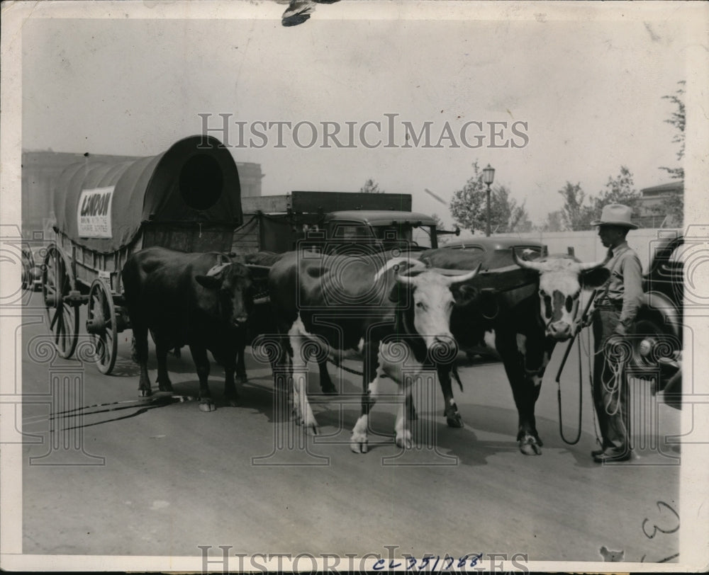 1936 Press Photo Cleveland Ohio GOP Convention opening ceremonies