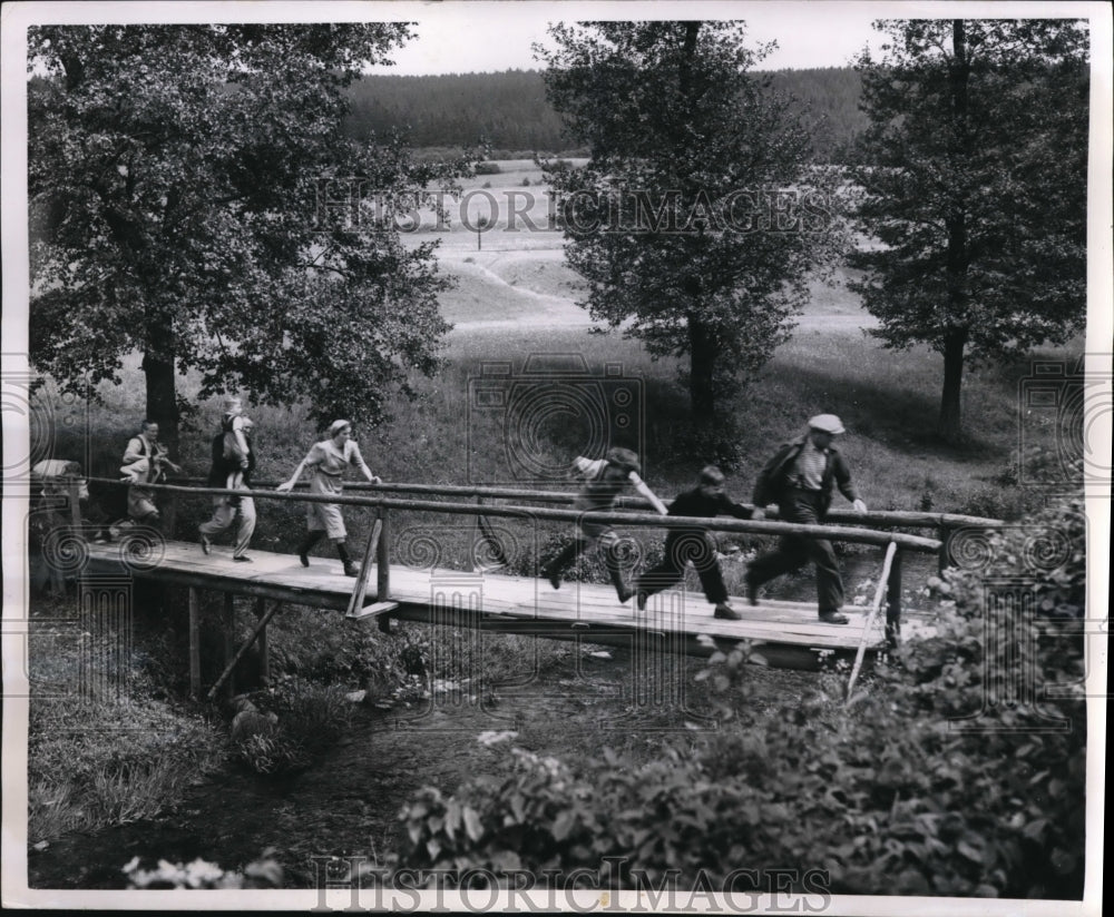 1952 Press Photo Kronach in Bavaria Germany