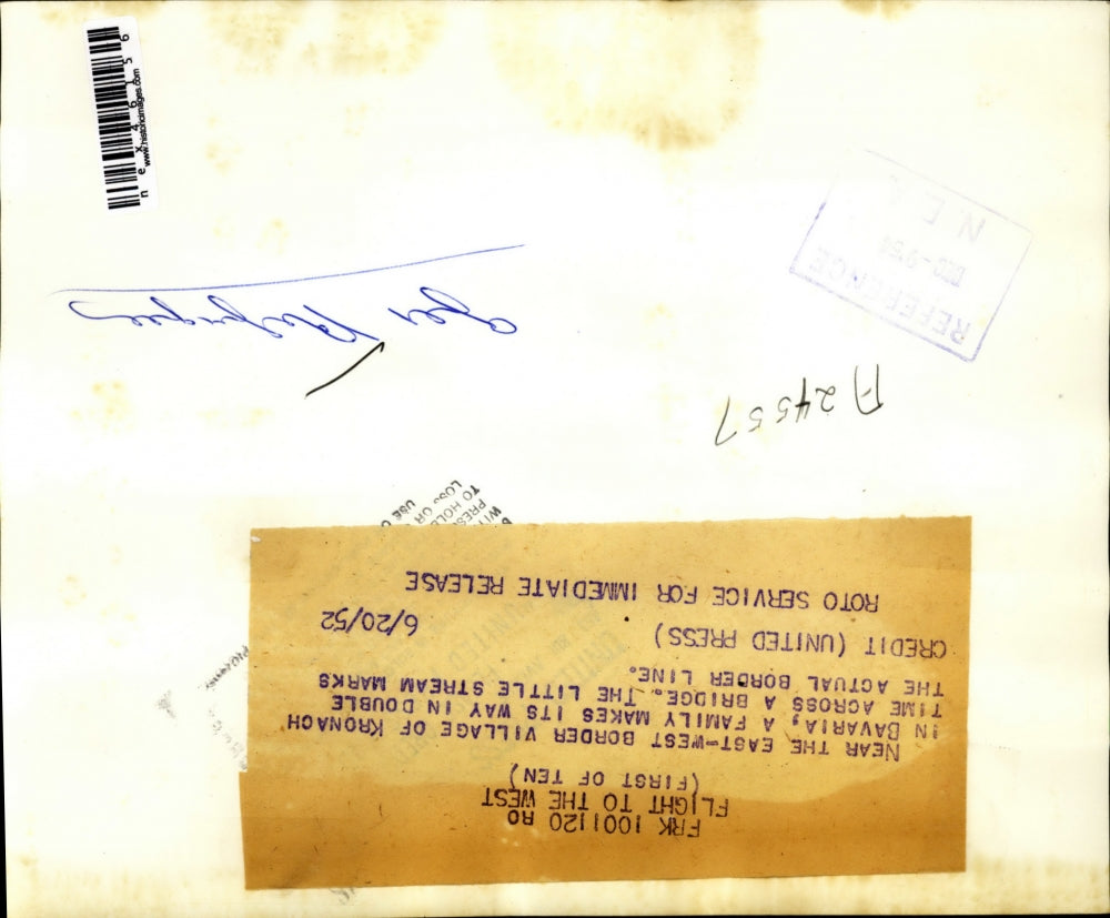 1952 Press Photo Kronach in Bavaria Germany