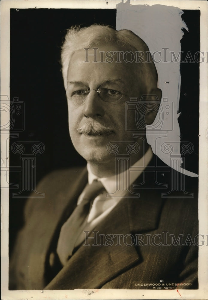 1927 Press Photo Dr JH J Upham, member of the American Medical Association