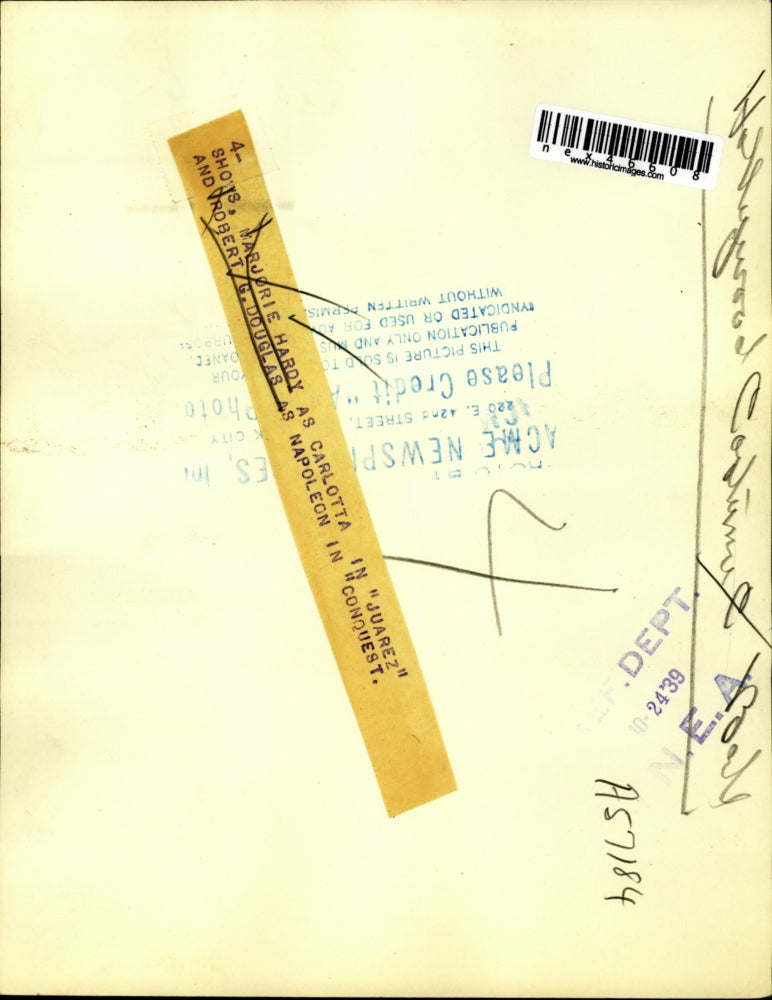 1939 Press Photo Marjorie Hardy and Robert G. Douglas in Juarez