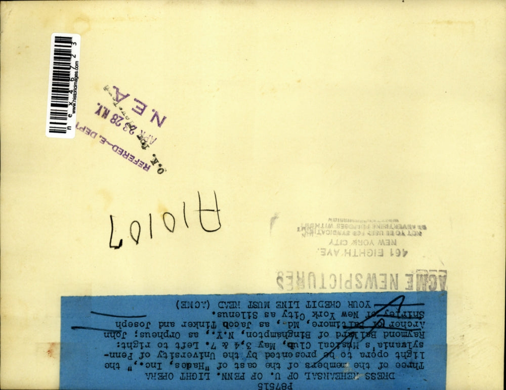 1928 Press Photo Raymond Ballard, John Archer and Joseph Shirley