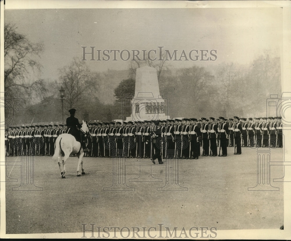 1930 Press Photo Horse Guards Parade for the Trooping of the Color ceremony