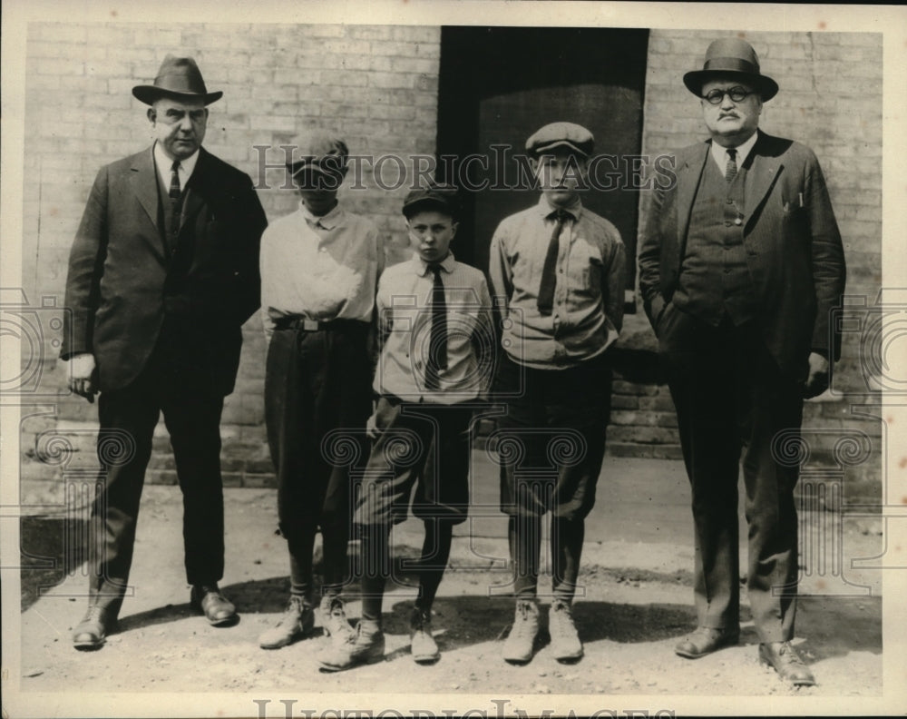 1923 Press Photo John O'Leary, Donald Crandle, W. Vogel, R. Bosch, W. Sturgis
