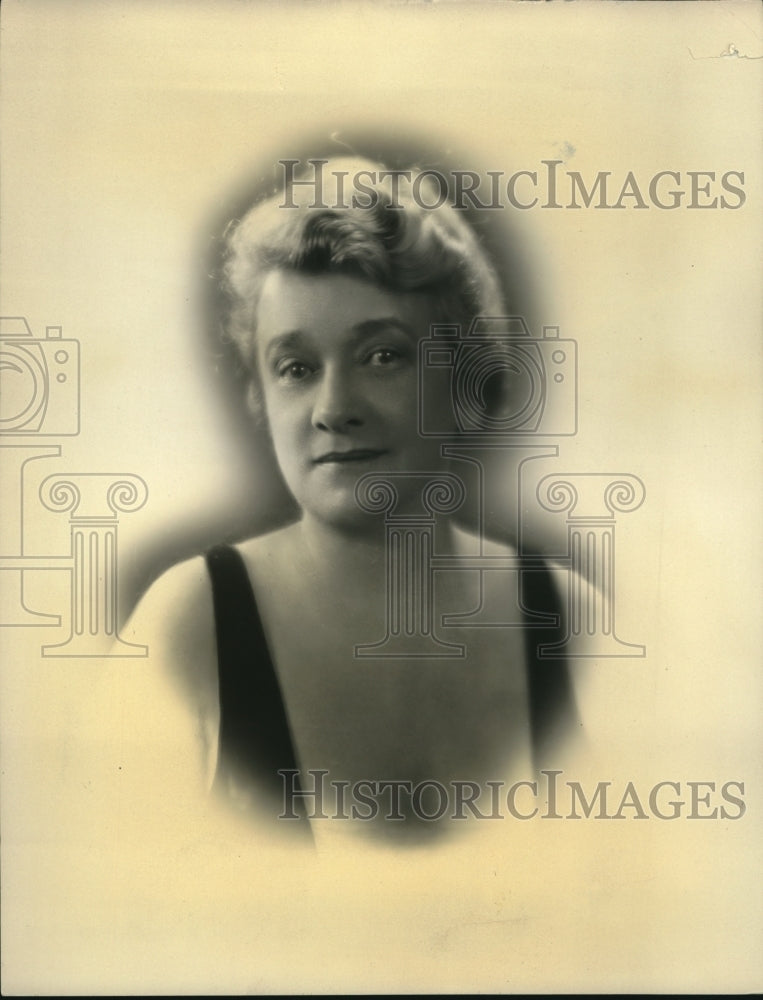 1932 Press Photo Mrs. Evelyn Tobey Lecturer on NBC-Weaf
