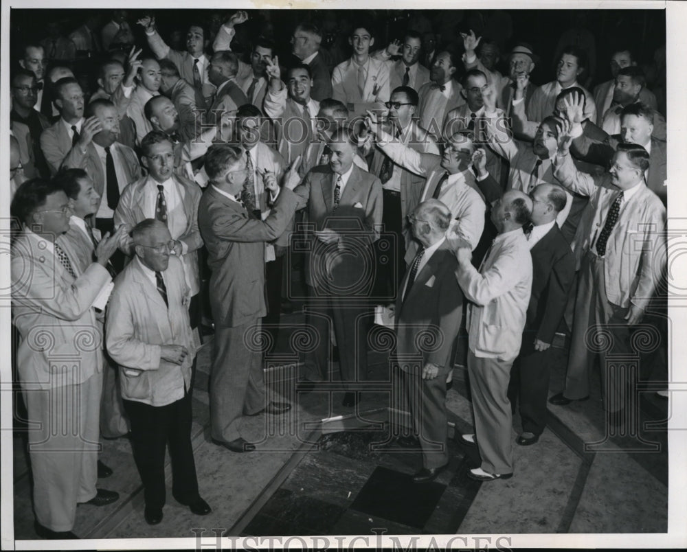 1951 Press Photo Food Manufacturers & Soybean Processors
