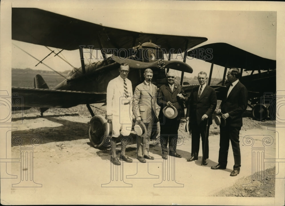 1934 Press Photo Bolling field NY Maj Gen MM Patrick, P O'Sullivan,
