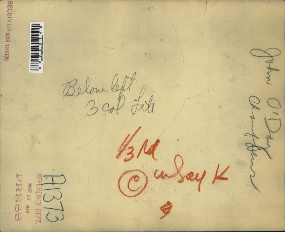 1930 Press Photo John O'Day chauffer - nex48140