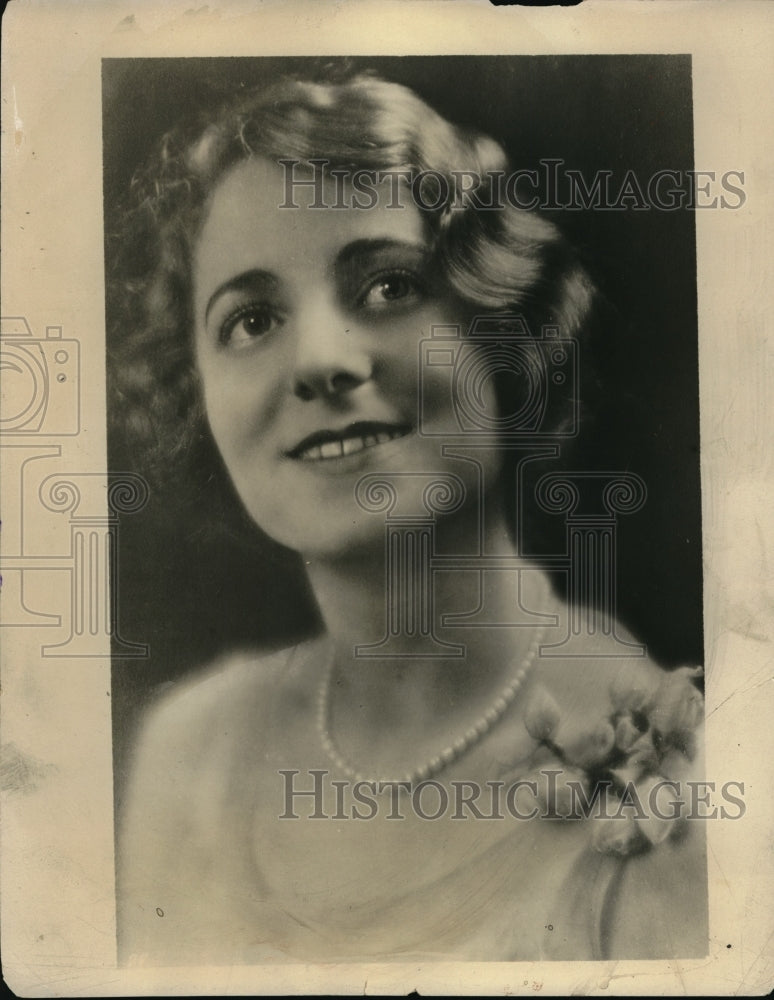 1929 Press Photo Jessica Dragonette, favorite Radio Star