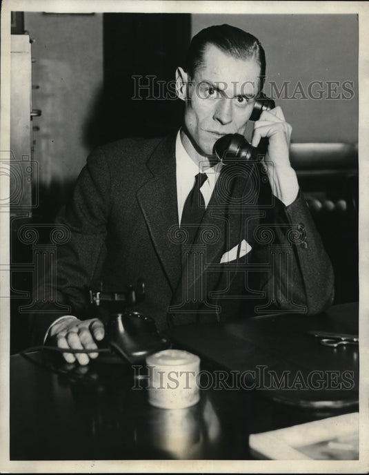 1932 Press Photo James M. Force, University of Kansas graduate