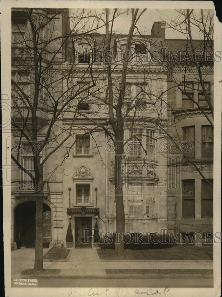 Undated Press Photo The McAdoo home at Massachusetts Avenue in Washington