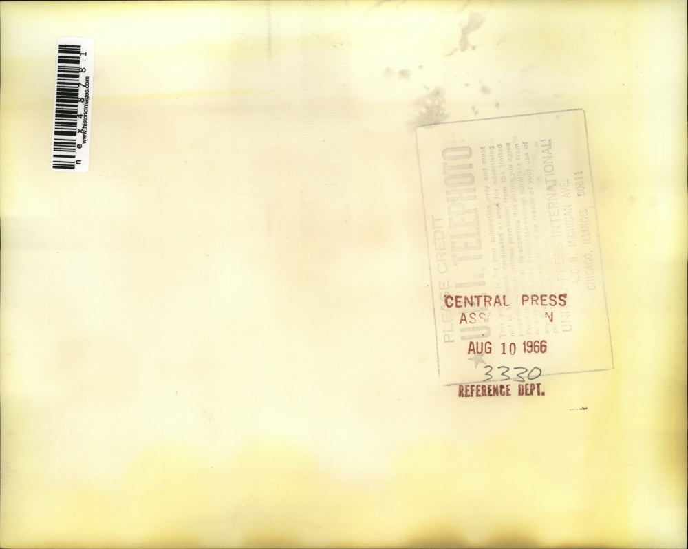 1966 Press Photo Mayor Henry Maier of Milwaukee