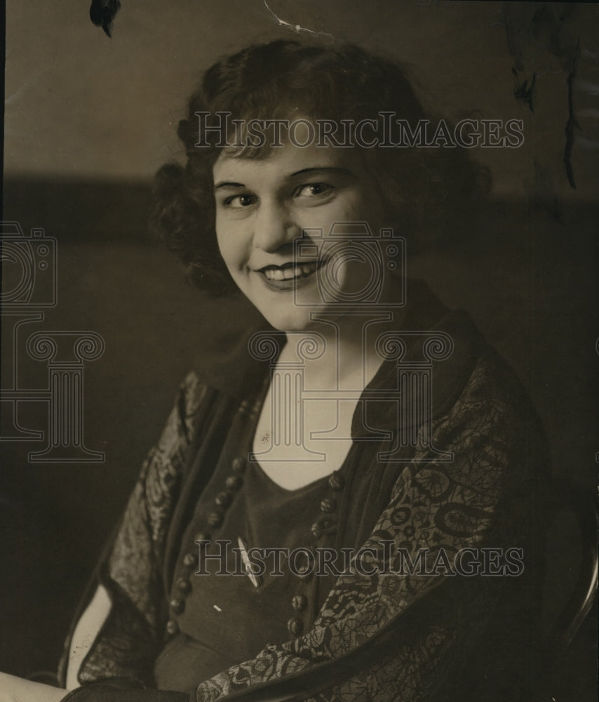 1922 Press Photo Pearl Thomas Toledo Ohio now Mrs Ken Gumm