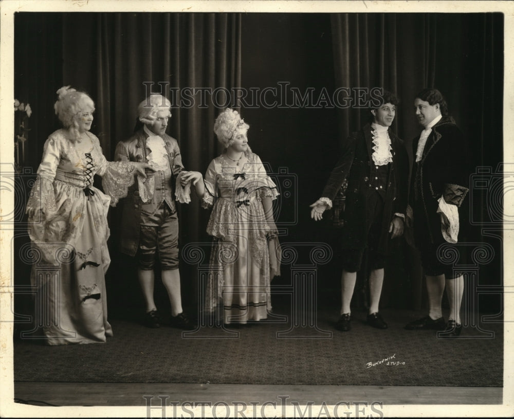 1932 Press Photo J Milavec Joseph Birk A Simcic Frank Pluto L Belle in Martha